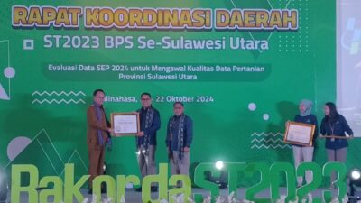 Bupati Noudy Tendean Hadiri RAKORDA Statistik Sektoral, Minahasa Raih IPS Kategori “Baik”