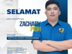 Zacky Resmi Pimpin KNPI Minahasa 2025–2027, Diharapkan Jadi Penggerak Inovasi dan Persatuan Pemuda
