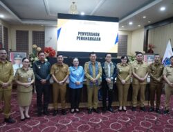 Wabup Minahasa Hadiri Workshop Road Map dan Penandatanganan MoU Program Grebek Pasar di Kantor Gubernur Sulut