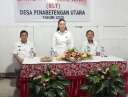 Wabup Minahasa Kunjungi Bank Sampah dan Salurkan BLT di Pinabetengan Utara