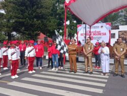 Lomba Gerak Jalan Meriahkan HUT ke-80 RI di Minahasa