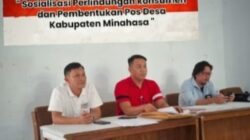 LPK-SULUT Orkestrasi Arsitektur Perlindungan Konsumen: Pengukuhan Pos Desa Bergulir di Minahasa