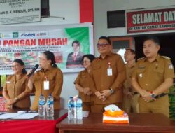 Harapan Baru bagi Warga: Wabup Minahasa Tinjau Upaya Stabilkan Harga Pangan melalui Gerakan Pangan Murah